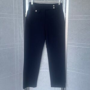 NWT Veronica Beard Navy/Silver Renzo Pants sz 2